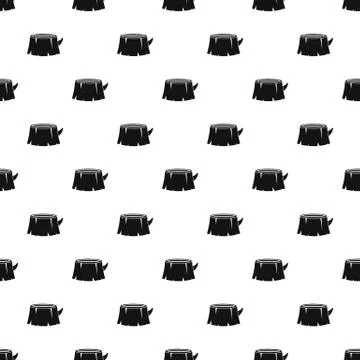Old tree stump pattern seamless Stock Illustration