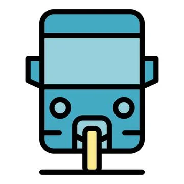 Old trishaw icon vector flat Stock Illustration