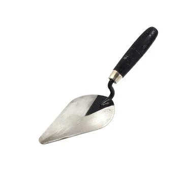 Old trowel on isolated white background Stock Photos