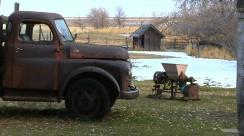 Old Truck Stock Footage 624888