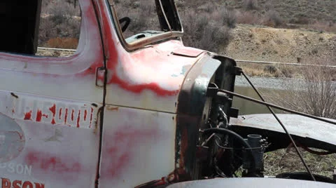 Old truck Stock Footage 22958663