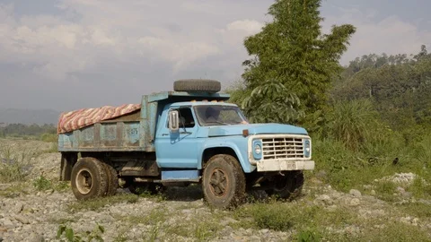 Old Truck Stock Footage 117008709