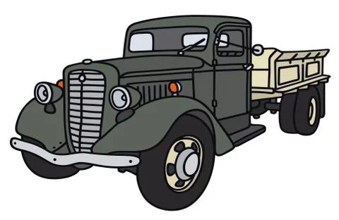 Old truck Stock Illustration