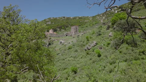 Old Tsigou Castle Monastery Stock Footage 237980536