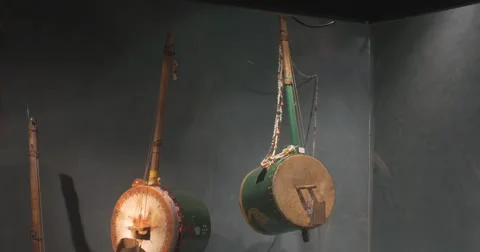 Old tunisian lute Stock Footage 62759637