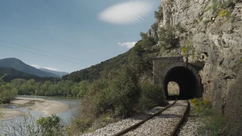 Old tunnel Stock Footage 262461973