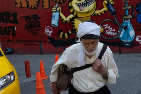 Old Turkish Man Stockfoto's