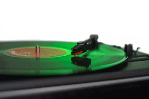 Old turntable Foto stock