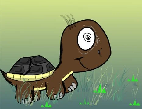 Old turtle Stock Illustration