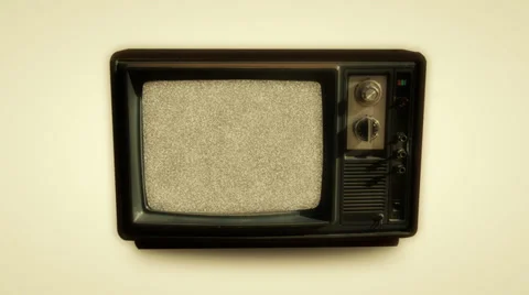 Old TV 01 Stock Footage 35529510
