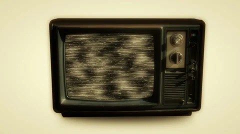 Old TV 02 Stock Footage 35530698