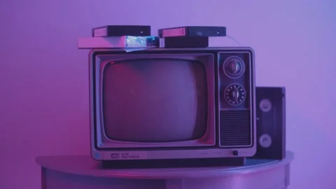 Old TV and VHS' Stock Footage 171298443