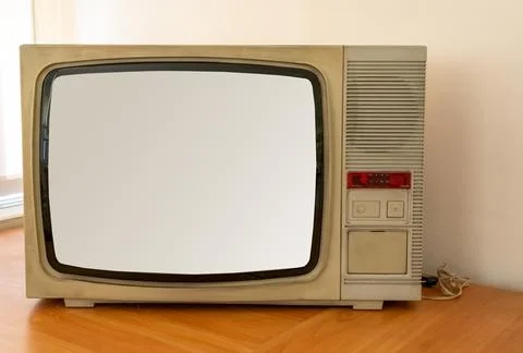 Old TV background Stock Photos