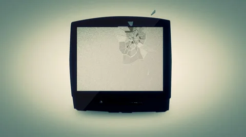 OLD TV Break 01 Stock Footage 35533029