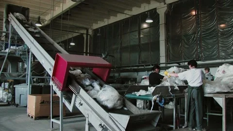 Old TV display and monitors garbage trash for recycle at the dump Video stock 91333786