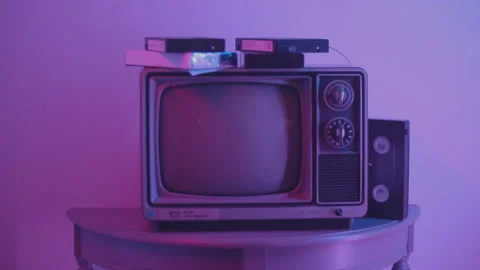 Old TV Green Screen With Reflections 08 Stock Footage 171542097