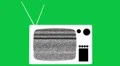 Old tv icon on greenscreen HD Footage