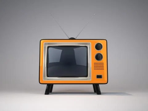Old tv Stock Illustration