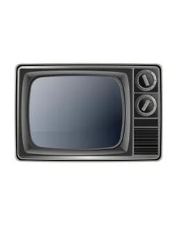 Old tv Stock Illustration