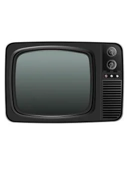 Old tv Illustrazione stock