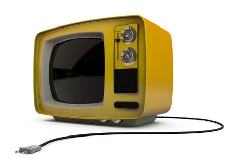 Old tv Stock Illustration