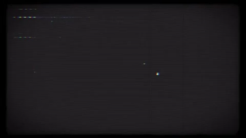 Old TV lines Texture, Noise Screen, Aged Vintage Film Effect Stock Footage 297300304