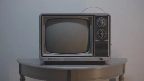 Old TV in Motion Stock Footage 171298407