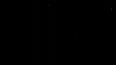 Old tv noise effect black screen overlay Stock Footage 264708143