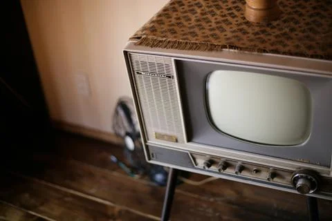 Old TV Stock Photos