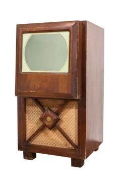 Old tv Stock Photos