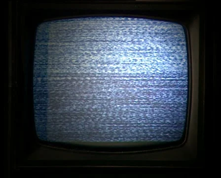 An old TV screen Stock Footage 2220711