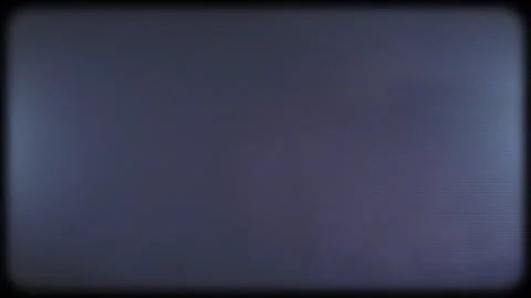Old TV Screen with VHS Noise. A retro television screen with rounded edges. Stock Footage 314460848