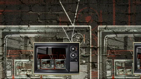 OLD TV SET 05 loop HD Stock Footage 582127