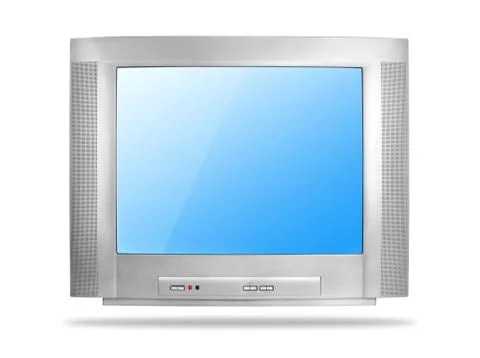 Old tv set Stock Photos