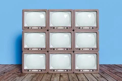 Old TV set 스톡 사진