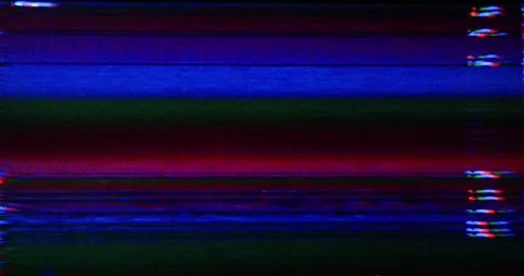 Old TV Static with Color Glitches Stockbeeldmateriaal 330806002