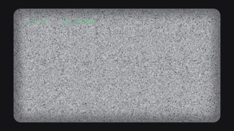 Old tv static noise glitch effect, no signal screen, television snow Stock Footage 345629356