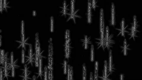 Old TV Styled, Abstract Matrix-like Outlines Effect with Aperture Diffraction 스톡 동영상 150007844