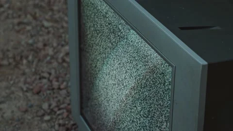 Old TV Sweep Right To Left Outdoors Stock Footage 149167057