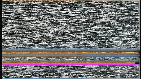 Old TV VHS noise background Stock Footage