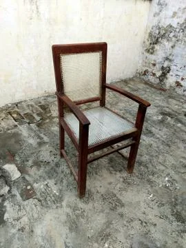 Old type chair 스톡 사진