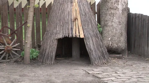 Old type of chicken coop Vidéo 37260042