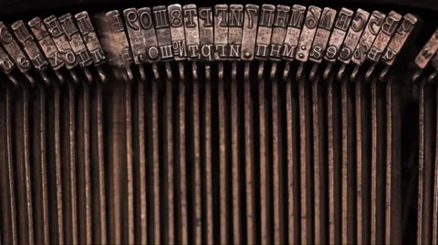 Old Typewriter 2 Video stock 50851861
