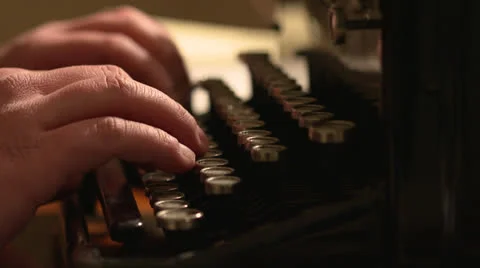 Old typewriter 스톡 동영상 25311076