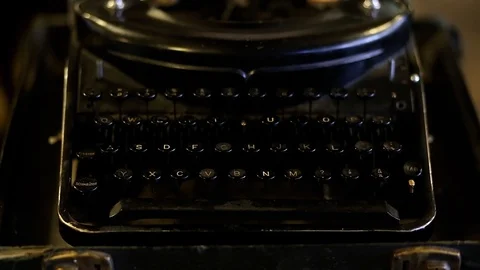 Old  Typewriter Stock Footage 92690208