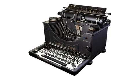Old typewriter Stock Illustration
