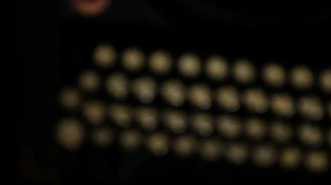 Old typewriter jib  Stock Footage 47373728