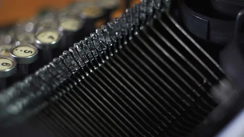 Old typewriter letters 4K Vidéo 146483997