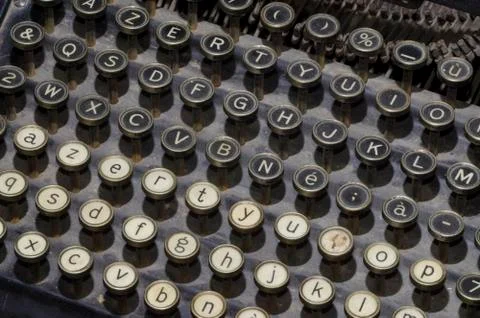 Old typewriter Stock Photos