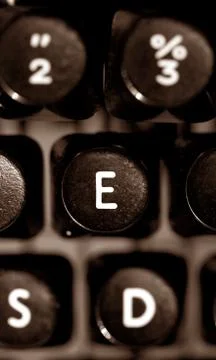 Old typewriter Фото